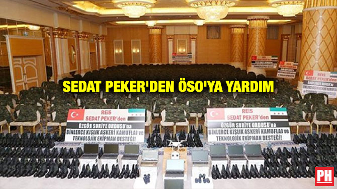 SEDAT PEKER’DEN ÖSO’YA YARDIM
