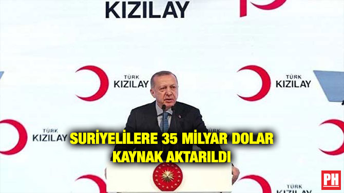 SURİYELİLERE 35 MİLYAR DOLAR KAYNAK AKTARILDI