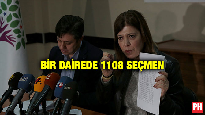 BİR DAİREDE 1108 SEÇMEN