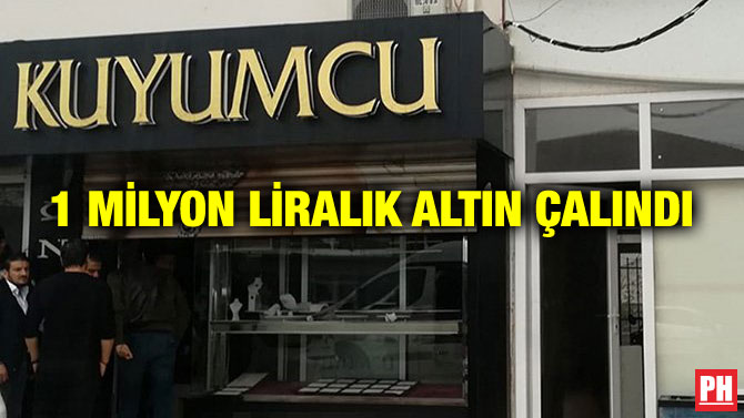 1 MİLYON LİRALIK ALTIN ÇALINDI