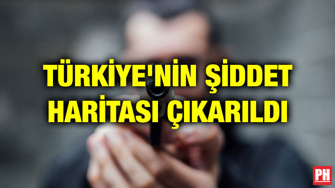 TÜRKİYE’NİN ŞİDDET HARİTASI ÇIKARILDI