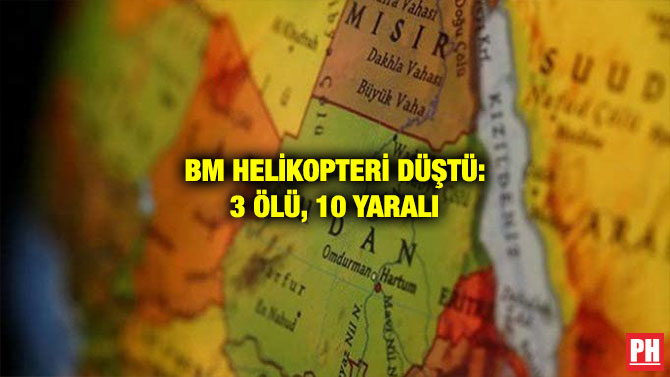 BM HELİKOPTERİ DÜŞTÜ: 3 ÖLÜ, 10 YARALI