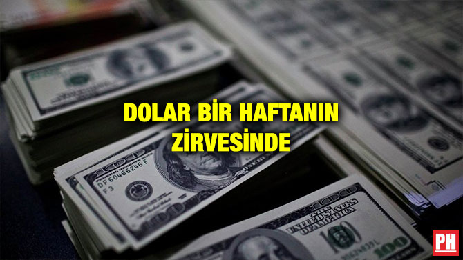 DOLAR BİR HAFTANIN ZİRVESİNDE