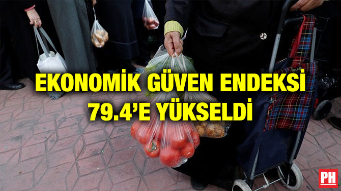 EKONOMİK GÜVEN ENDEKSİ 79.4’E YÜKSELDİ
