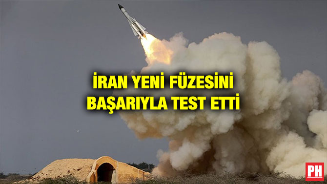 İRAN YENİ FÜZESİNİ BAŞARIYLA TEST ETTİ