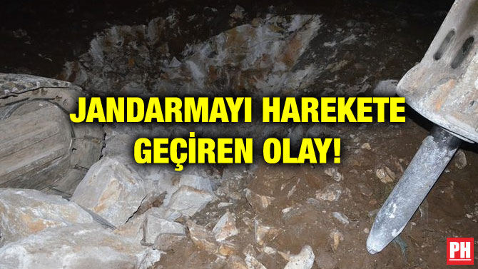 JANDARMAYI HAREKETE GEÇİREN OLAY!