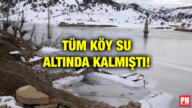 TÜM KÖY SU ALTINDA KALMIŞTI!