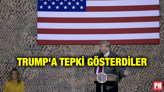 TRUMP’A TEPKİ GÖSTERDİLER