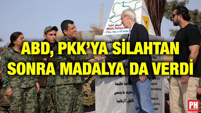ABD, PKK’YA SİLAHTAN SONRA MADALYA DA VERDİ