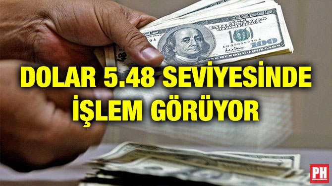 DOLAR 5.48 SEVİYESİNDE İŞLEM GÖRÜYOR