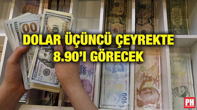 DOLAR ÜÇÜNCÜ ÇEYREKTE 8.90’I GÖRECEK