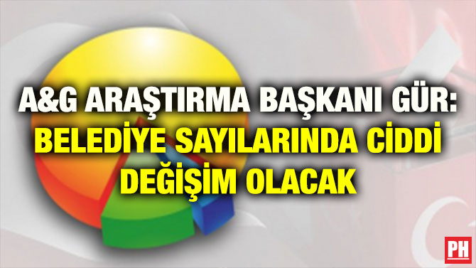 A&G ARAŞTIRMA BAŞKANI GÜR: BELEDİYE SAYILARINDA CİDDİ DEĞİŞİM OLACAK