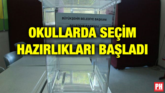 OKULLARDA SEÇİM HAZIRLIKLARI BAŞLADI