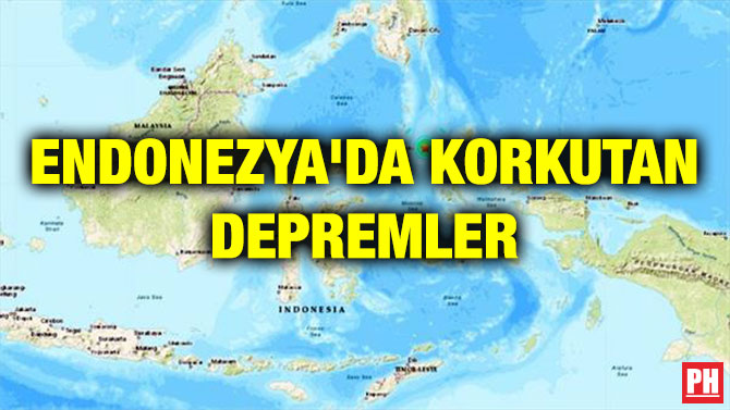 ENDONEZYA’DA KORKUTAN DEPREMLER