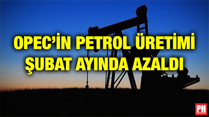 OPEC’İN PETROL ÜRETİMİ ŞUBAT AYINDA AZALDI