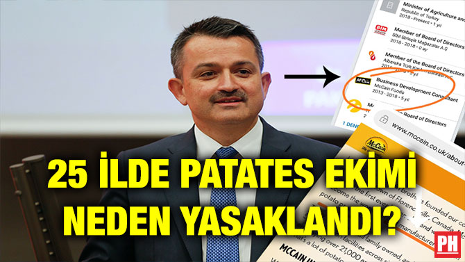 25 İLDE PATATES EKİMİ NEDEN YASAKLANDI?