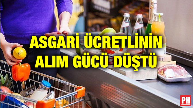 ASGARİ ÜCRETLİNİN ALIM GÜCÜ DÜŞTÜ