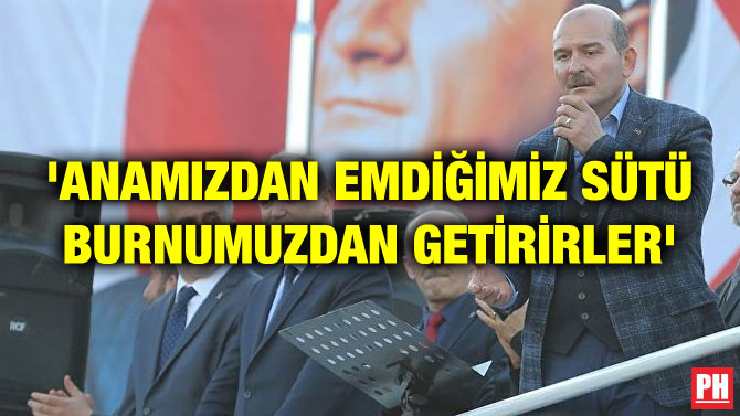 ‘ANAMIZDAN EMDİĞİMİZ SÜTÜ BURNUMUZDAN GETİRİRLER’