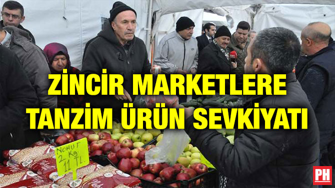 ZİNCİR MARKETLERE TANZİM ÜRÜN SEVKİYATI