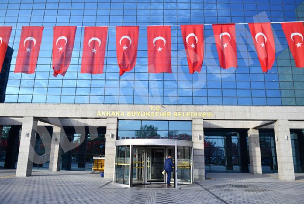 Ankara Büyükşehir Belediyesi tabelasının yeni hali