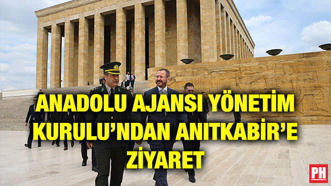 ANADOLU AJANSI YÖNETİM KURULU’NDAN ANITKABİR’E ZİYARET