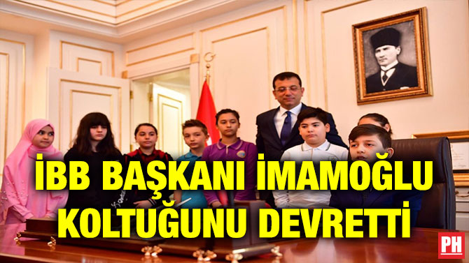 İBB BAŞKANI İMAMOĞLU KOLTUĞUNU DEVRETTİ