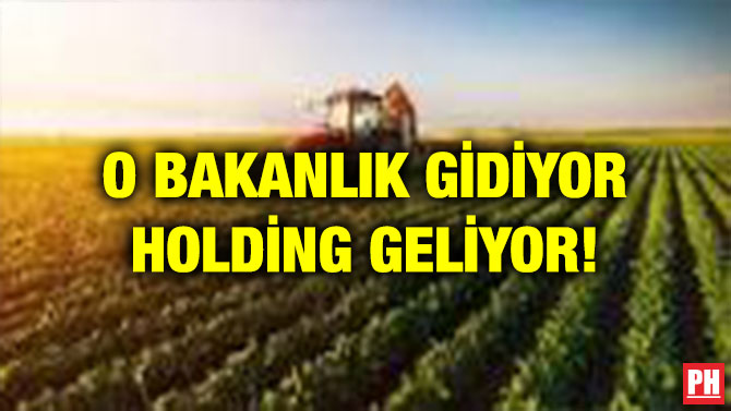 O BAKANLIK GİDİYOR HOLDİNG GELİYOR!