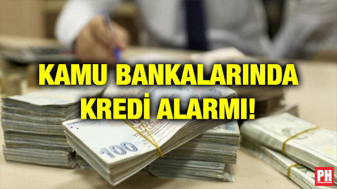 KAMU BANKALARINDA KREDİ ALARMI!