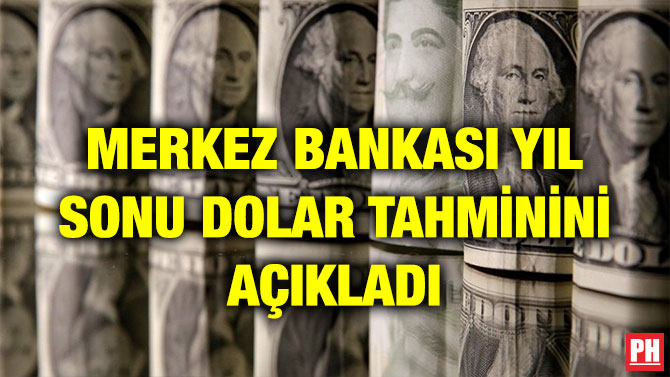 MERKEZ BANKASI YIL SONU DOLAR TAHMİNİNİ AÇIKLADI