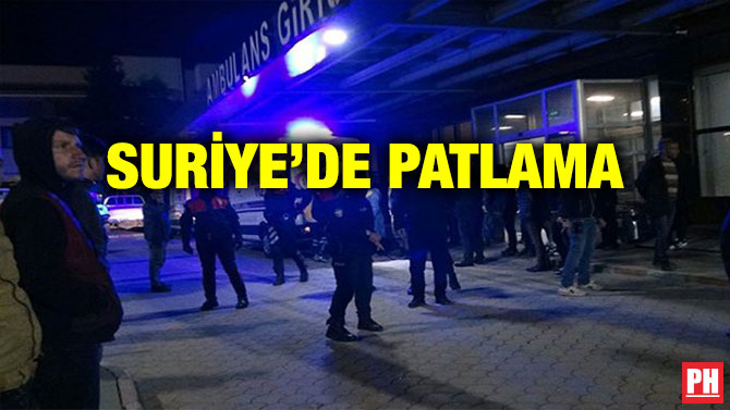 SURİYE’DE PATLAMA