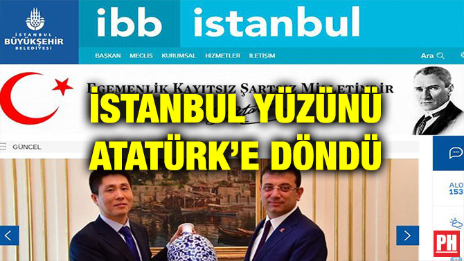 İSTANBUL YÜZÜNÜ ATATÜRK’E DÖNDÜ