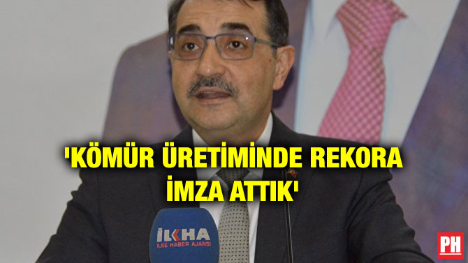 ‘KÖMÜR ÜRETİMİNDE REKORA İMZA ATTIK’