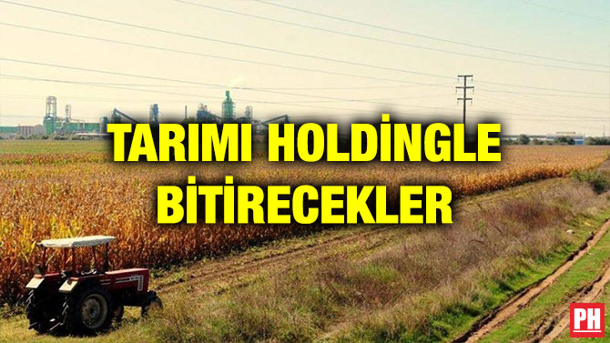 TARIMI HOLDİNGLE BİTİRECEKLER