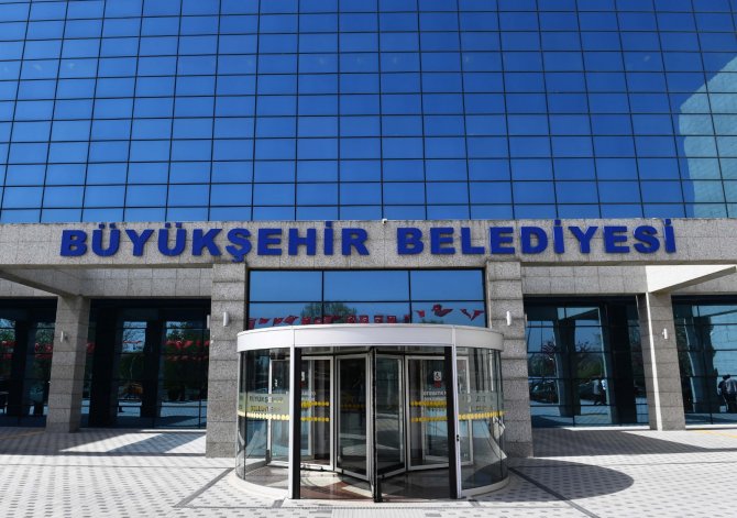 Ankara Büyükşehir Belediyesi tabelasının eski hali