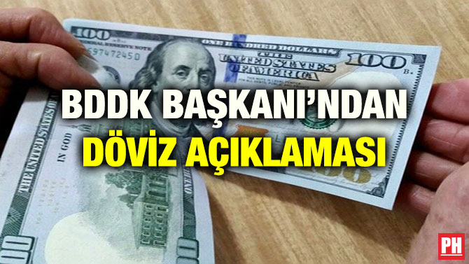 BDDK BAŞKANI’NDAN DÖVİZ AÇIKLAMASI