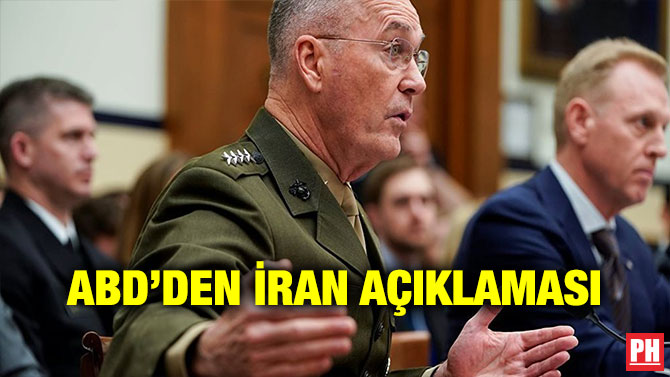 ABD’DEN İRAN AÇIKLAMASI
