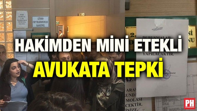 HAKİMDEN MİNİ ETEKLİ AVUKATA TEPKİ