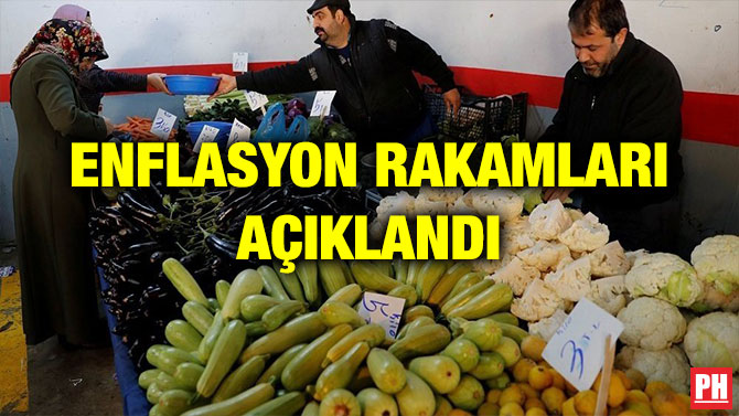 ENFLASYON RAKAMLARI AÇIKLANDI