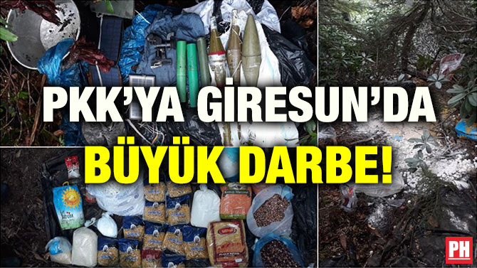 PKK’YA GİRESUN’DA BÜYÜK DARBE!