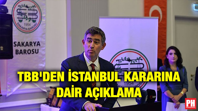 TBB’DEN İSTANBUL KARARINA DAİR AÇIKLAMA
