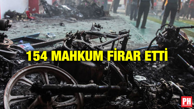 154 MAHKUM FİRAR ETTİ