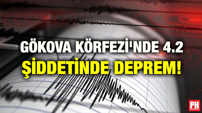 GÖKOVA KÖRFEZİ’NDE 4.2 ŞİDDETİNDE DEPREM!