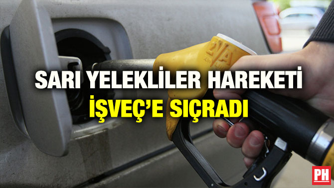 SARI YELEKLİLER HAREKETİ İŞVEÇ’E SIÇRADI