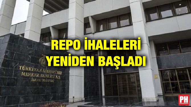 REPO İHALELERİ YENİDEN BAŞLADI