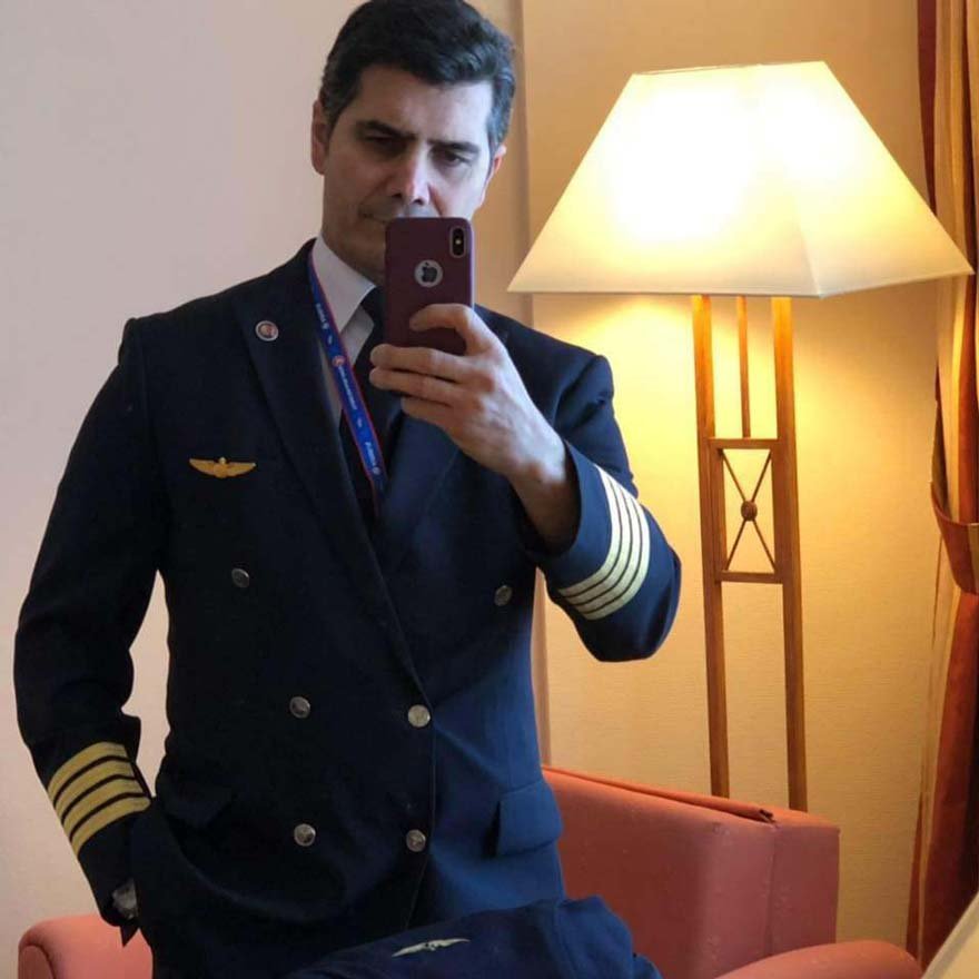 THY pilotu Atilla Şentürk