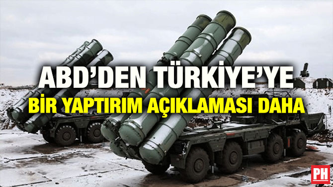 ABD’DEN TÜRKİYE’YE BİR YAPTIRIM AÇIKLAMASI DAHA
