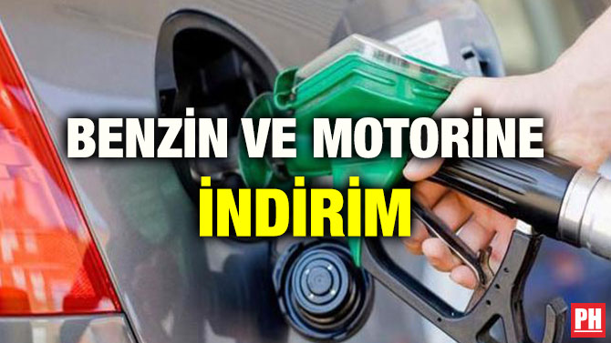BENZİN VE MOTORİNE İNDİRİM