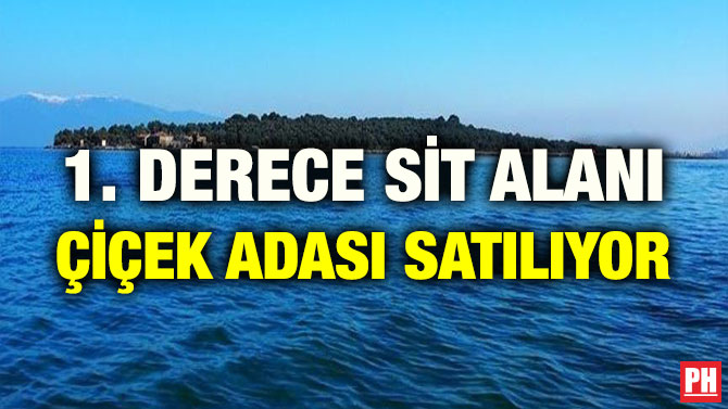 1. DERECE SİT ALANI ÇİÇEK ADASI SATILIYOR
