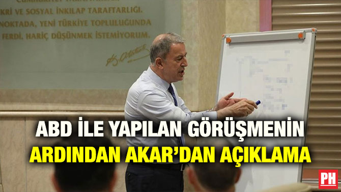 ABD İLE YAPILAN GÖRÜŞMENİN ARDINDAN AKAR’DAN AÇIKLAMA