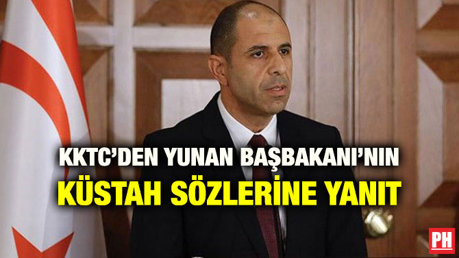 KKTC’DEN YUNAN BAŞBAKANI’NIN KÜSTAH SÖZLERİNE YANIT